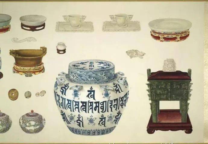 清雍正《古玩图》手卷:玩收藏必须看看