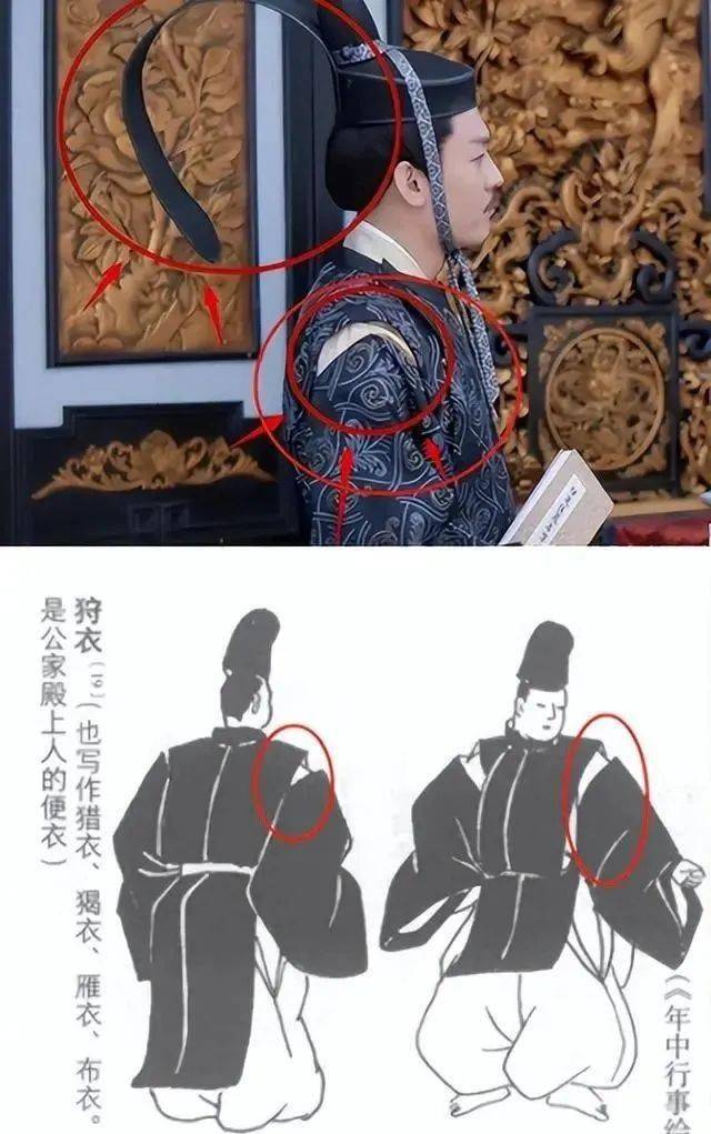 常见形制通常是长袍配衣襟,上衣配窄长裙,领子,袖口,衣边等处使用各种