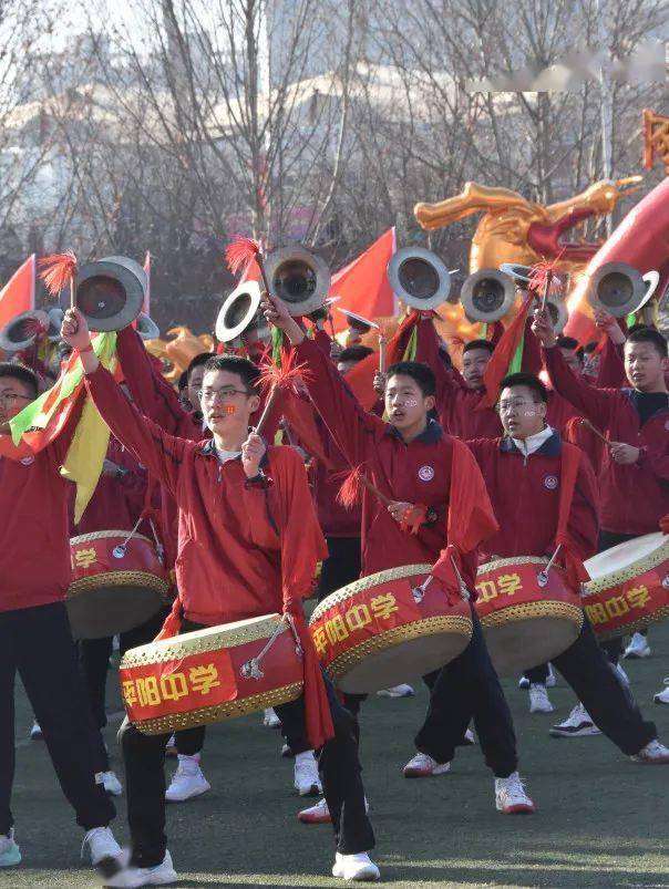 热辣滚烫奔赴梦想临汾市平阳中学2024年中考百日誓师燃爆全场
