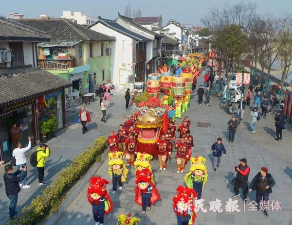 二月二，龙抬头 浦东三林老街上演传统民俗文化活动_市民_习俗_风情