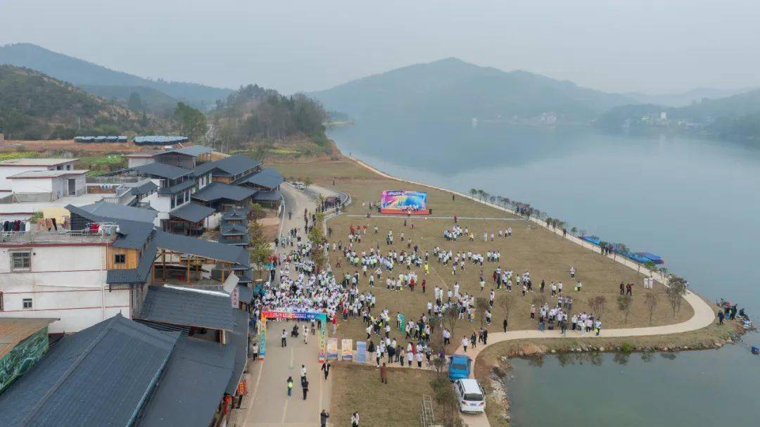 天子湖环湖跑记录每一个美好的瞬间