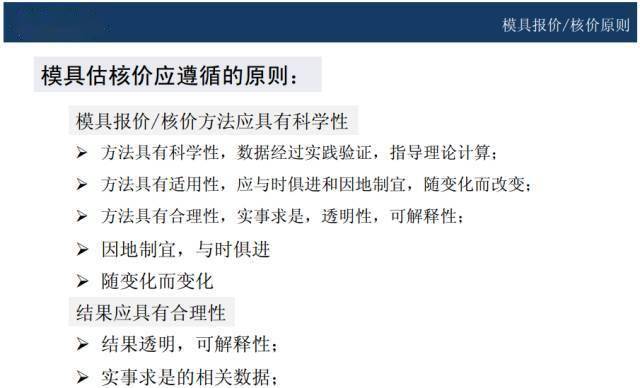 模具价格怎么谈判该学学成本核算和报价技巧了