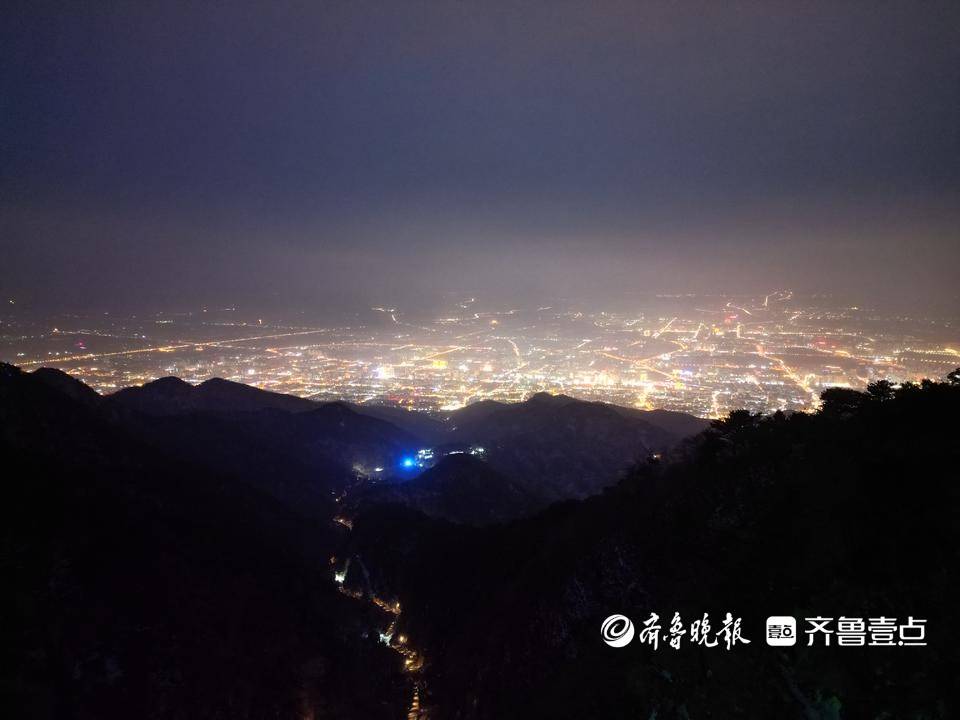 深度调查丨泰山亮灯揭秘醉美夜色是怎么打造成的