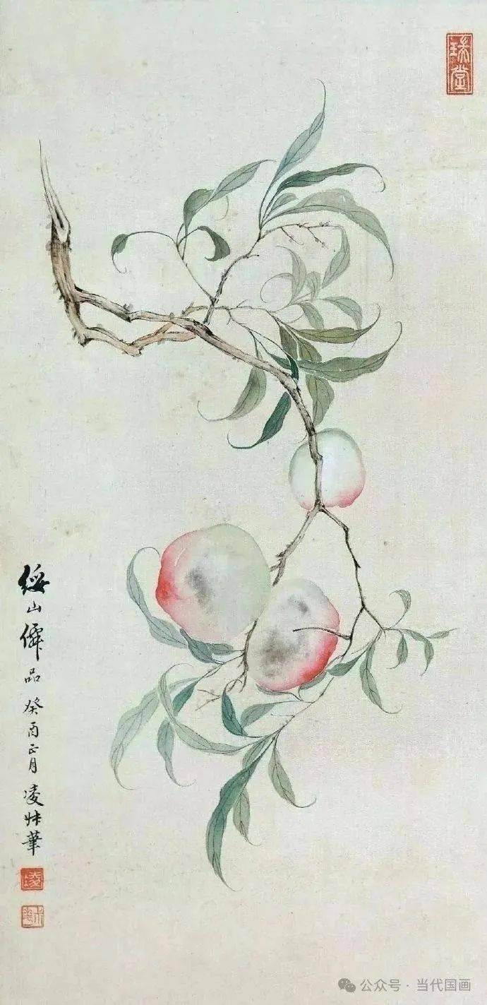 淡雅天成画家凌叔华国画精品作品欣赏