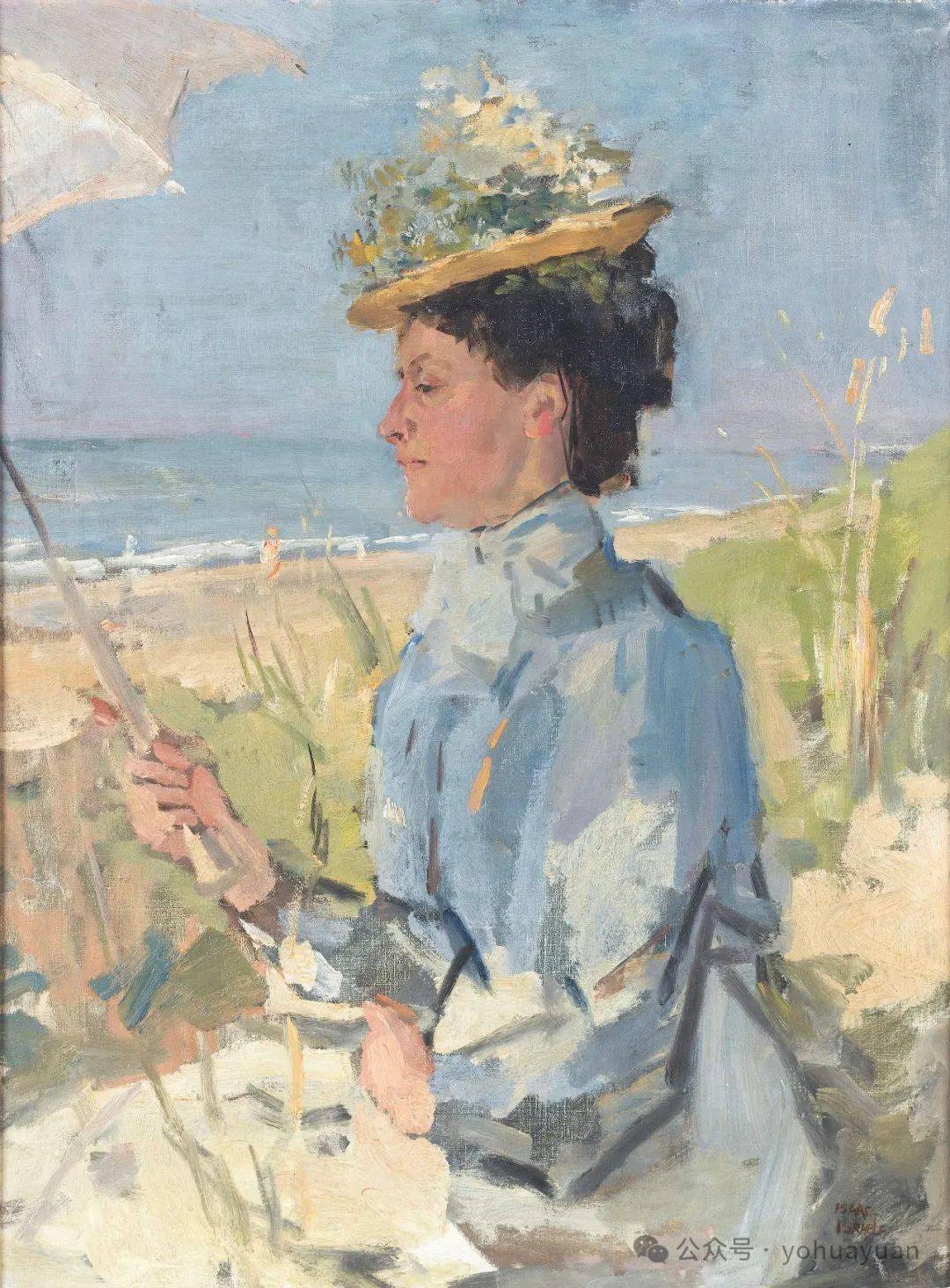 人物肖像，背景怎么画？｜百画苑·油画_搜狐网