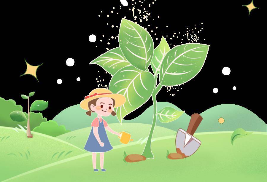 红领巾|春风扶绿意 小手植新苗