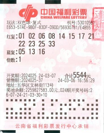 云南4位彩民领走双色球头奖_黄先生_奖金_彩票