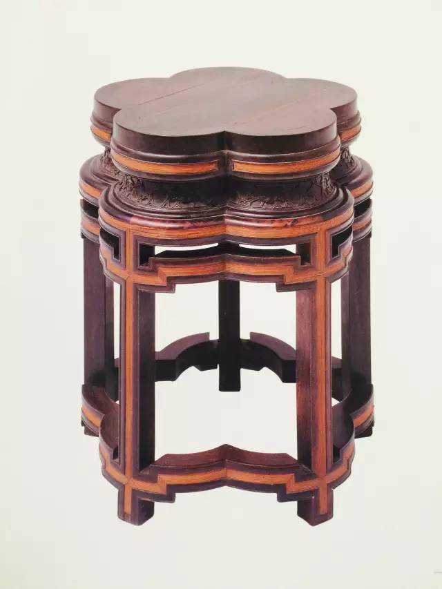 故宫博物院馆藏——紫檀家具_中期_红木_花卉