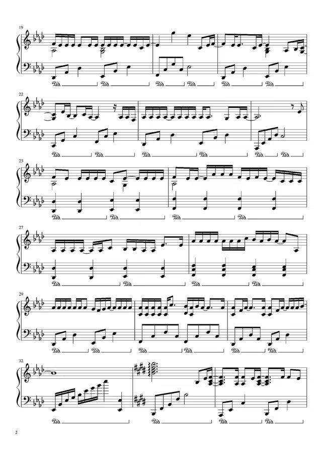 钢琴谱推荐丨曾经我也想过一了百了弹着弹着就哭了