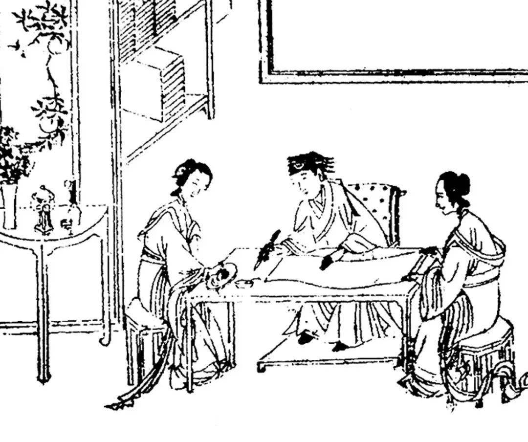 半月桌 晚明《西湖二记》木刻插画"案"拥有更多的文化意义和陈设功能.