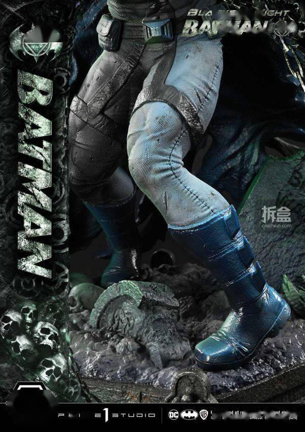prime1studiodc漫画至黑之夜蝙蝠侠丧尸14雕像