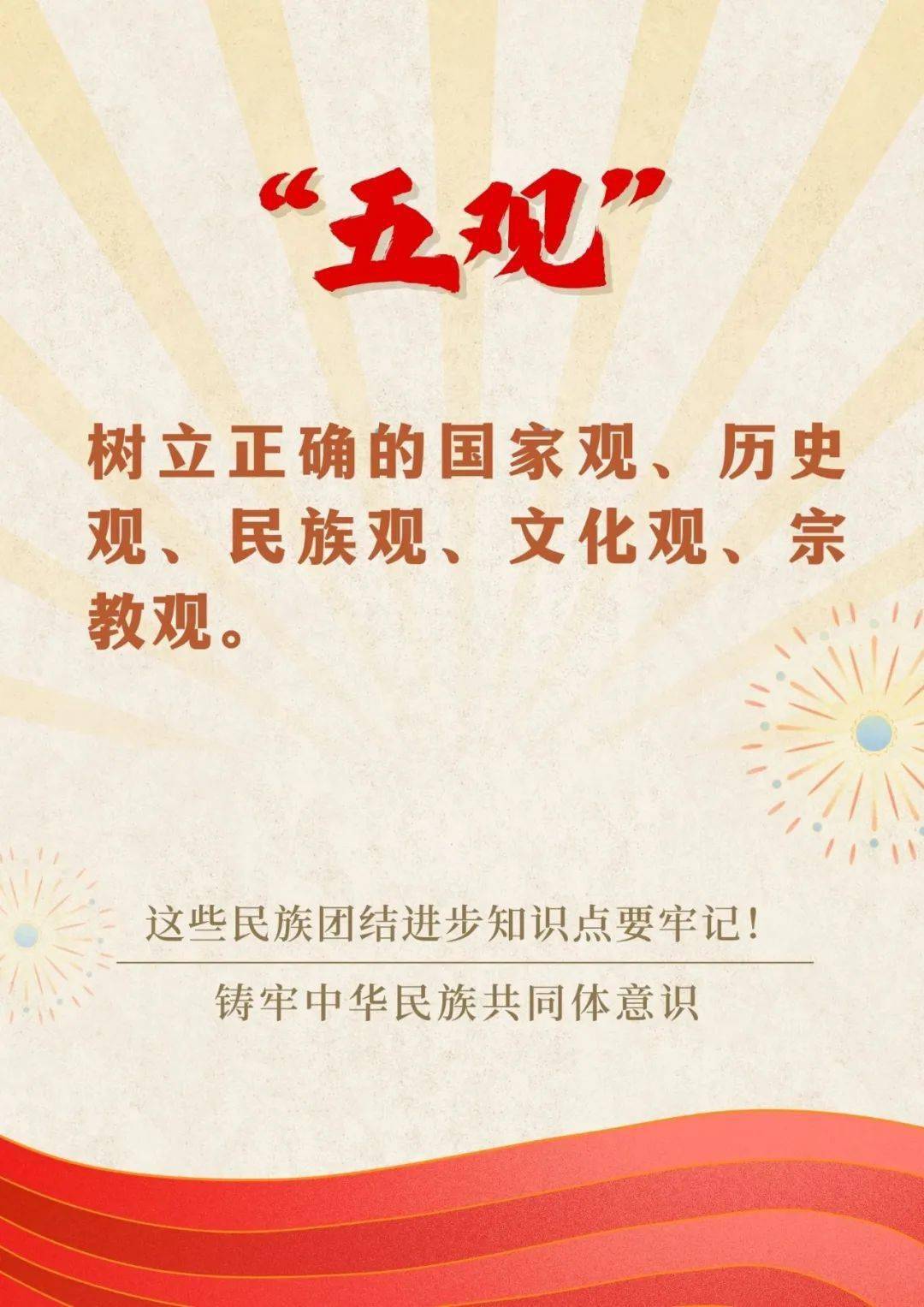 铸牢中华民族共同体意识这些民族团结进步知识点请收悉