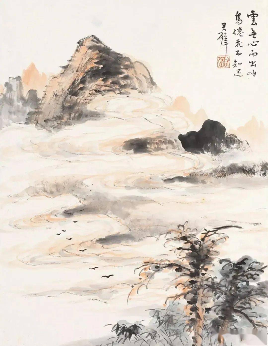 国画山水小品精品图片