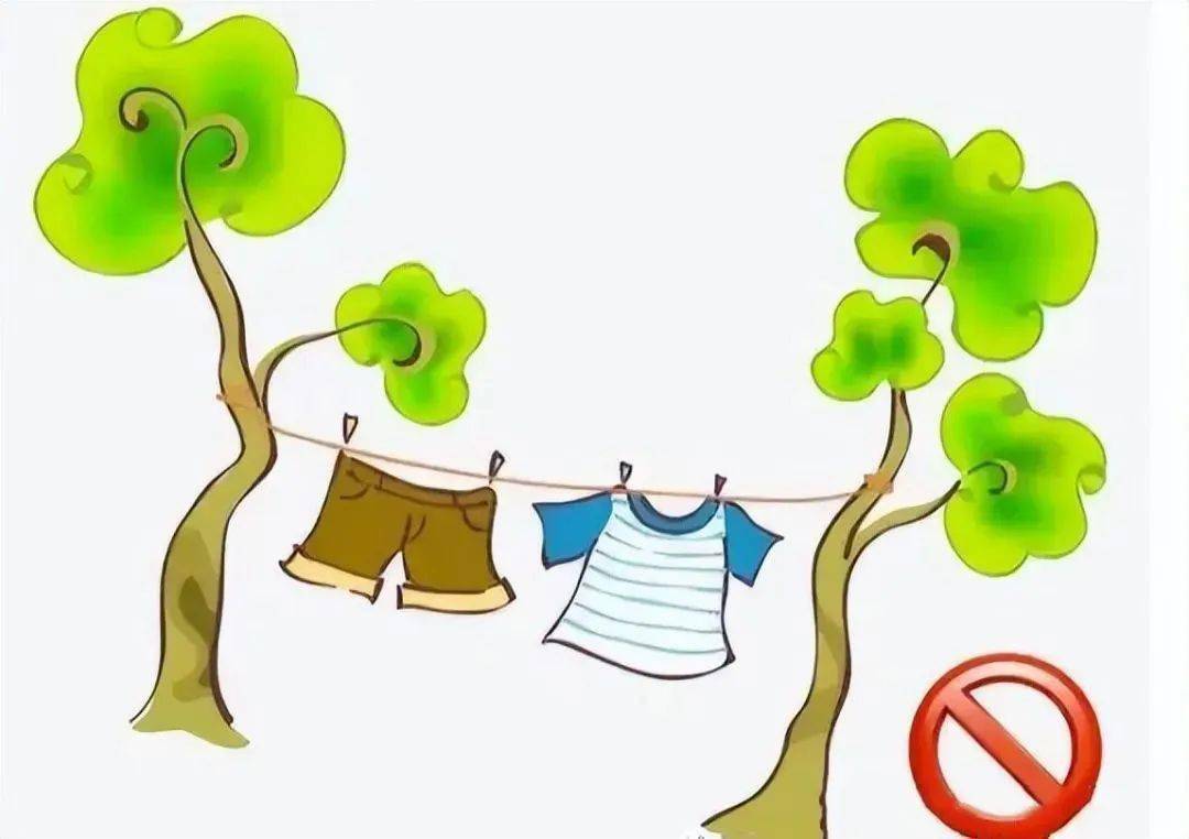 关于小区内文明晾晒的温馨提示