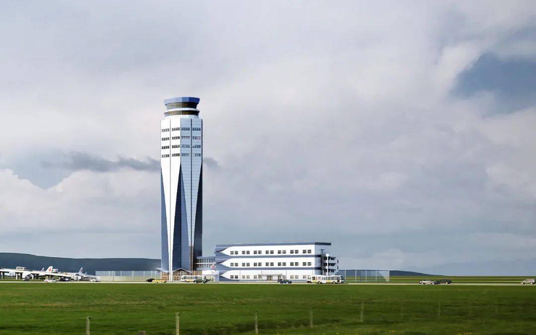 走一线丨呼和浩特新机场空管工程项目吹响号角冲上云霄