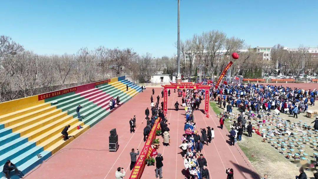 燃爆全场直击广饶一中一校区誓师大会现场