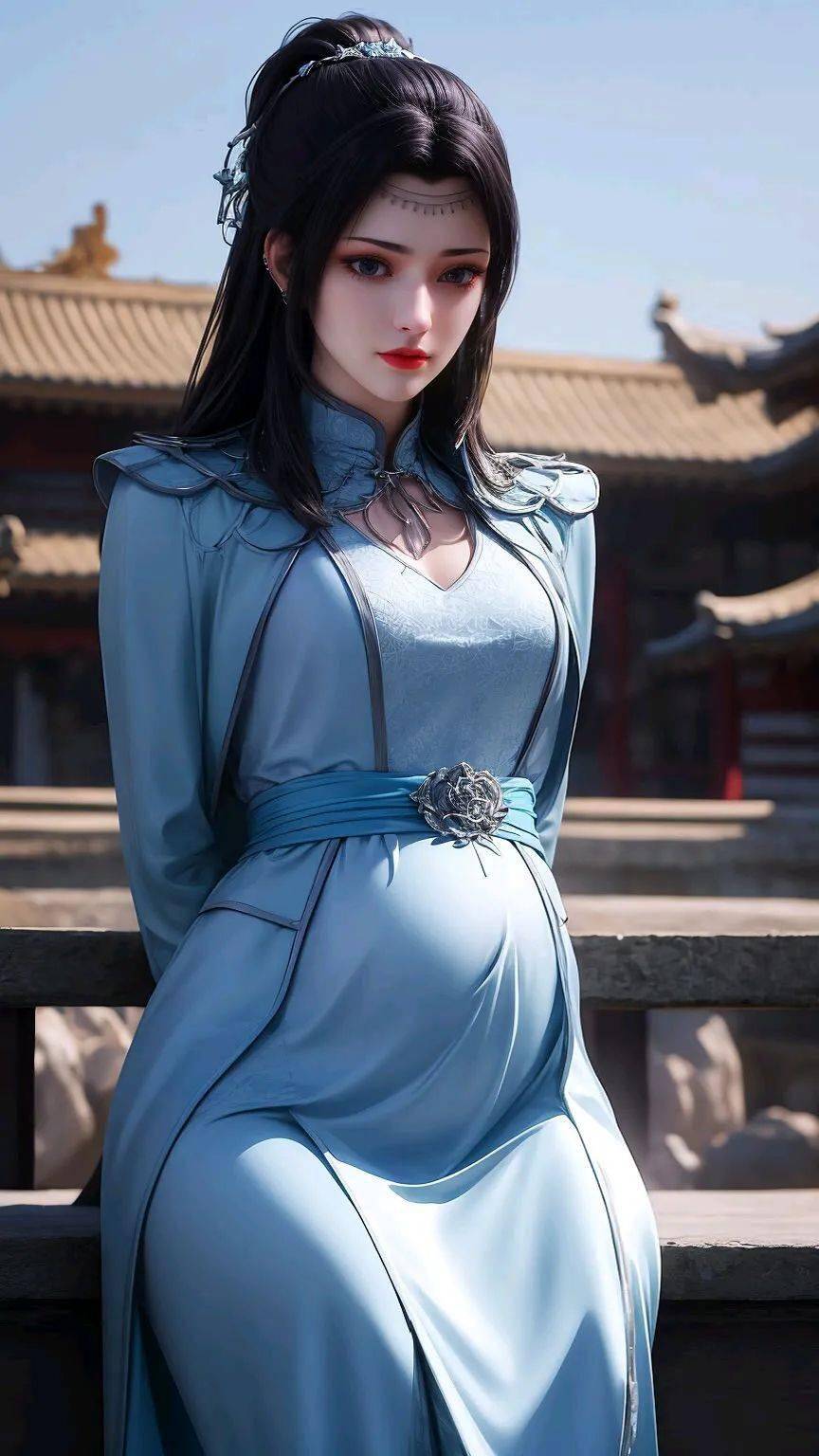 美图分享| 国漫女神孕妇照