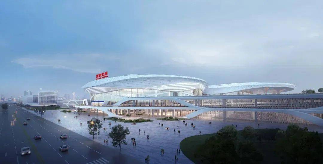 南京北站效果图公布选址林场