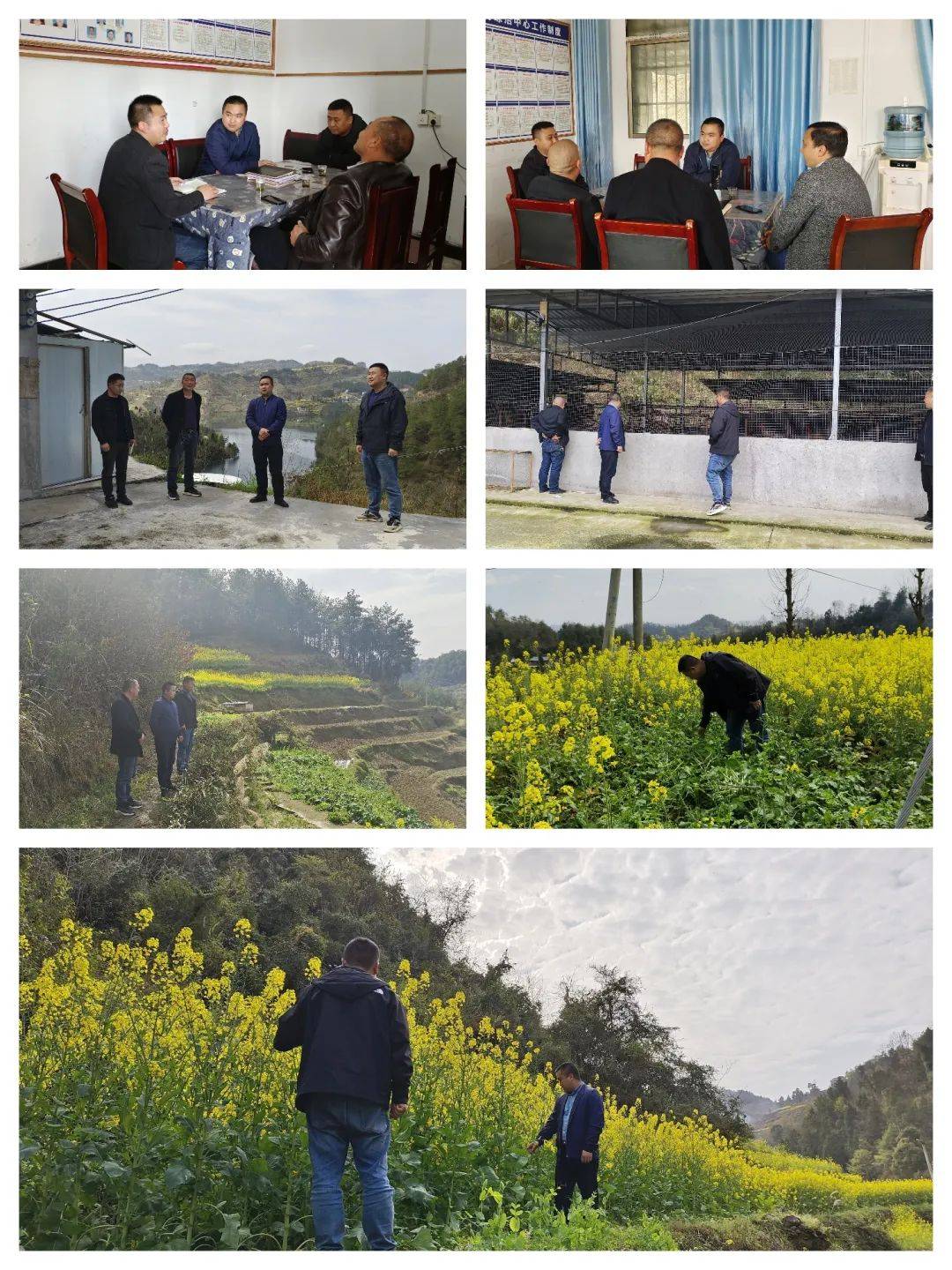 党委副书记,乡长田苦,乡党委副书记,政法委员王自然到高坡村,徐家坳村