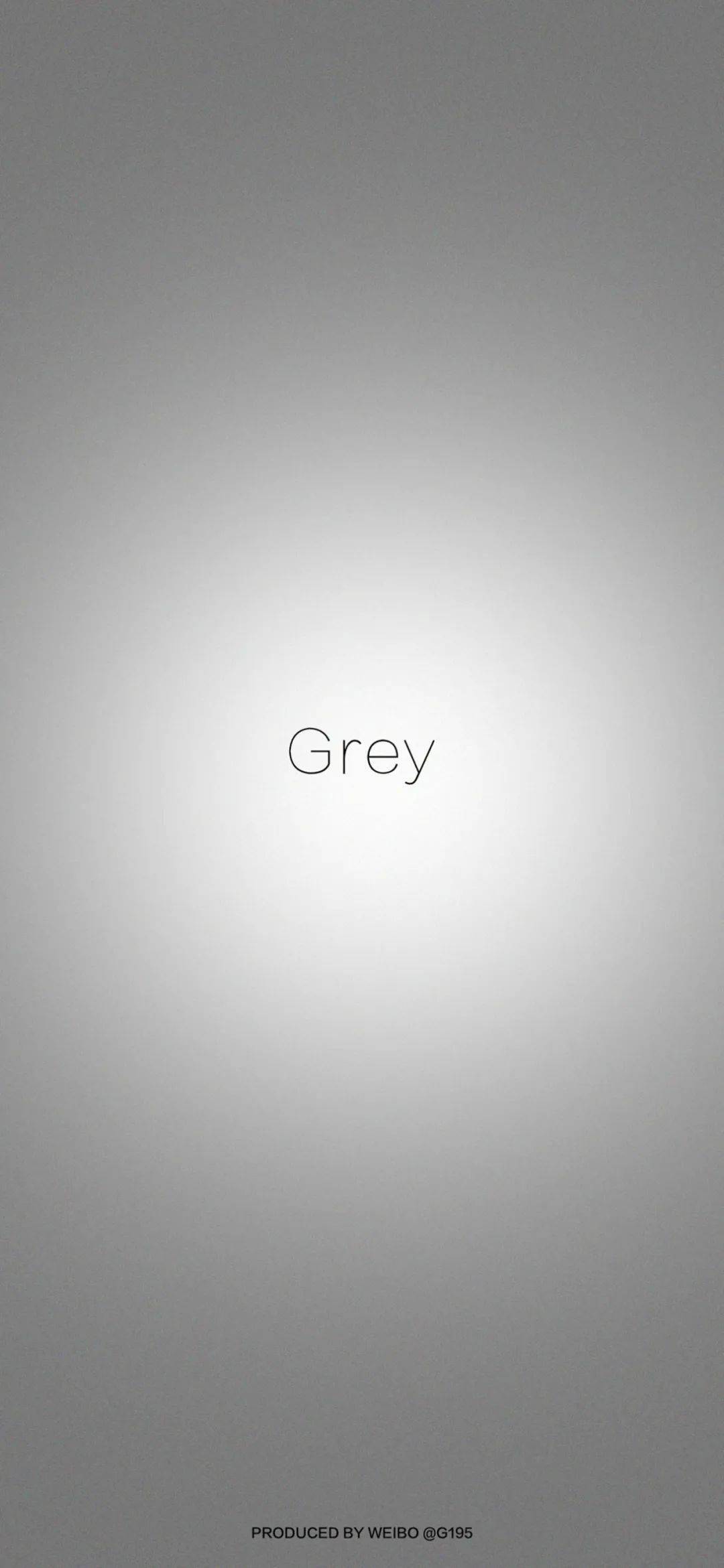 灰色手机壁纸 可爱图片