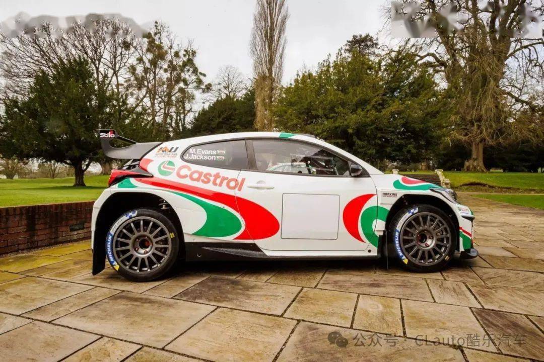 重启wrc冠军castrol涂装,丰田gr yaris rally2纯真内燃机拉力车登场