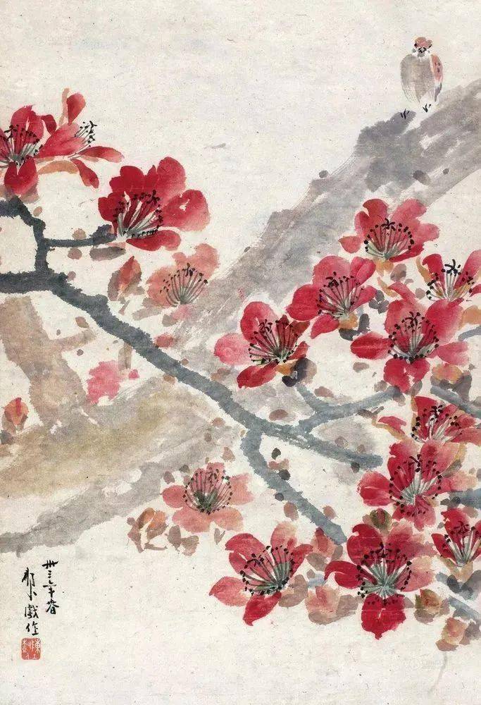 陈树人笔下的红棉