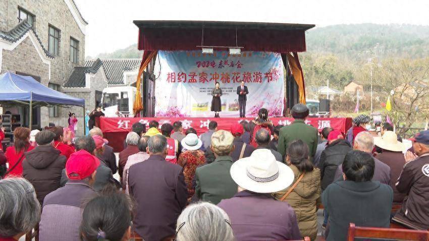 浠水"相约孟家冲桃花旅游节"开幕_游客_活动_丁司垱镇