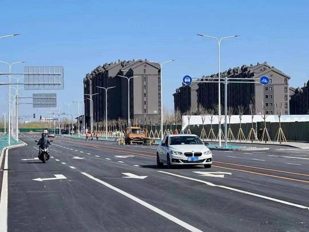 昌平这处回迁房配套路通车