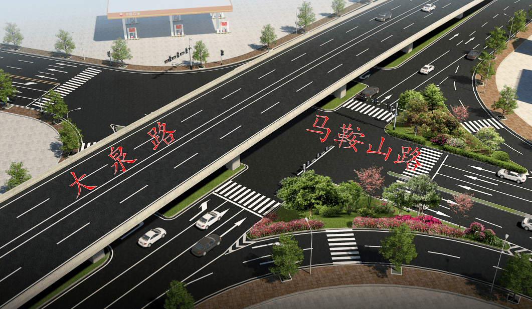 黄石城区这一高架桥即将通车!_马鞍山_广播_交通