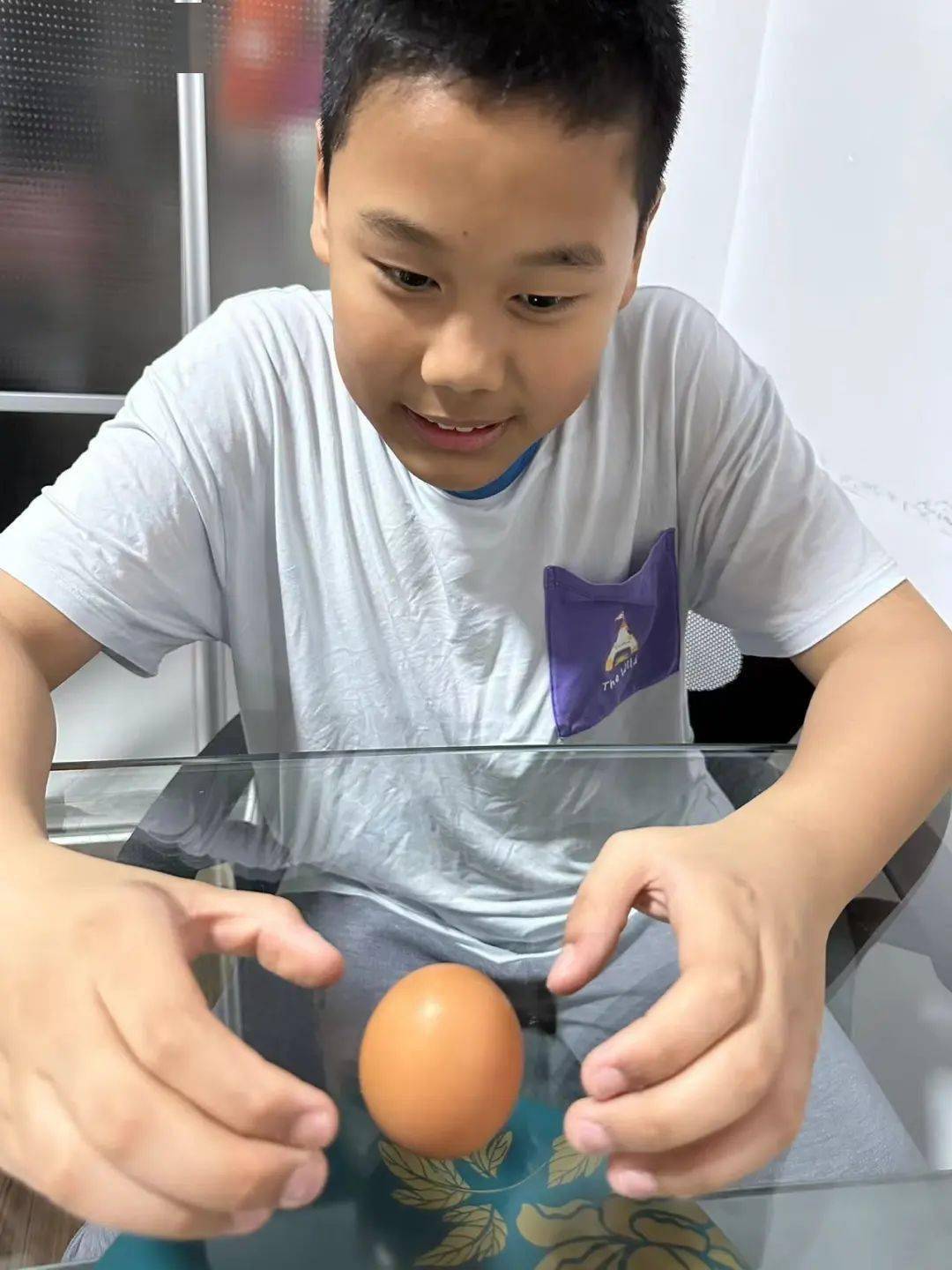 传承文化共庆春分青岛上清路小学2020级5班开展春分立蛋活动
