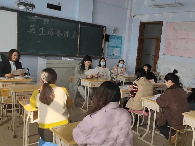 笃行不怠教义有方集贤县第四中学学期初教学工作掠影