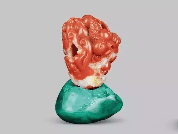 老南红精品雕件,你见过没?_红玛瑙_南红并_馆藏