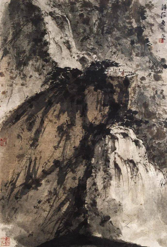 国画大师傅抱石精品山水画100幅高清大赏