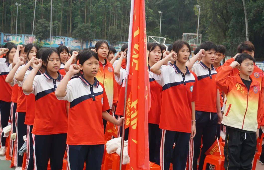 是你母校吗桂平市石龙一中2024年中考冲刺誓师大会