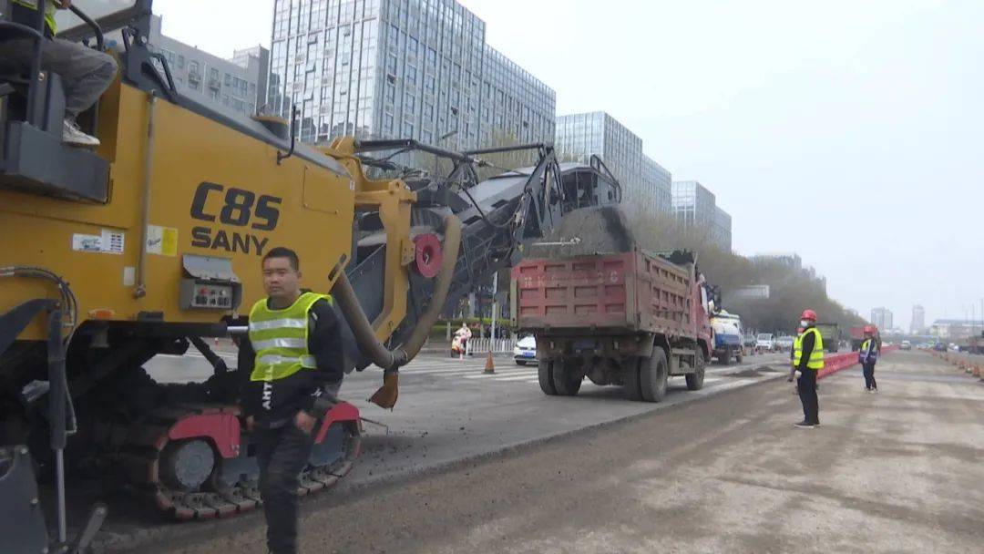 天使城周边道路进行铣刨施工 提醒市民注意绕行_许昌市_东城区_路面