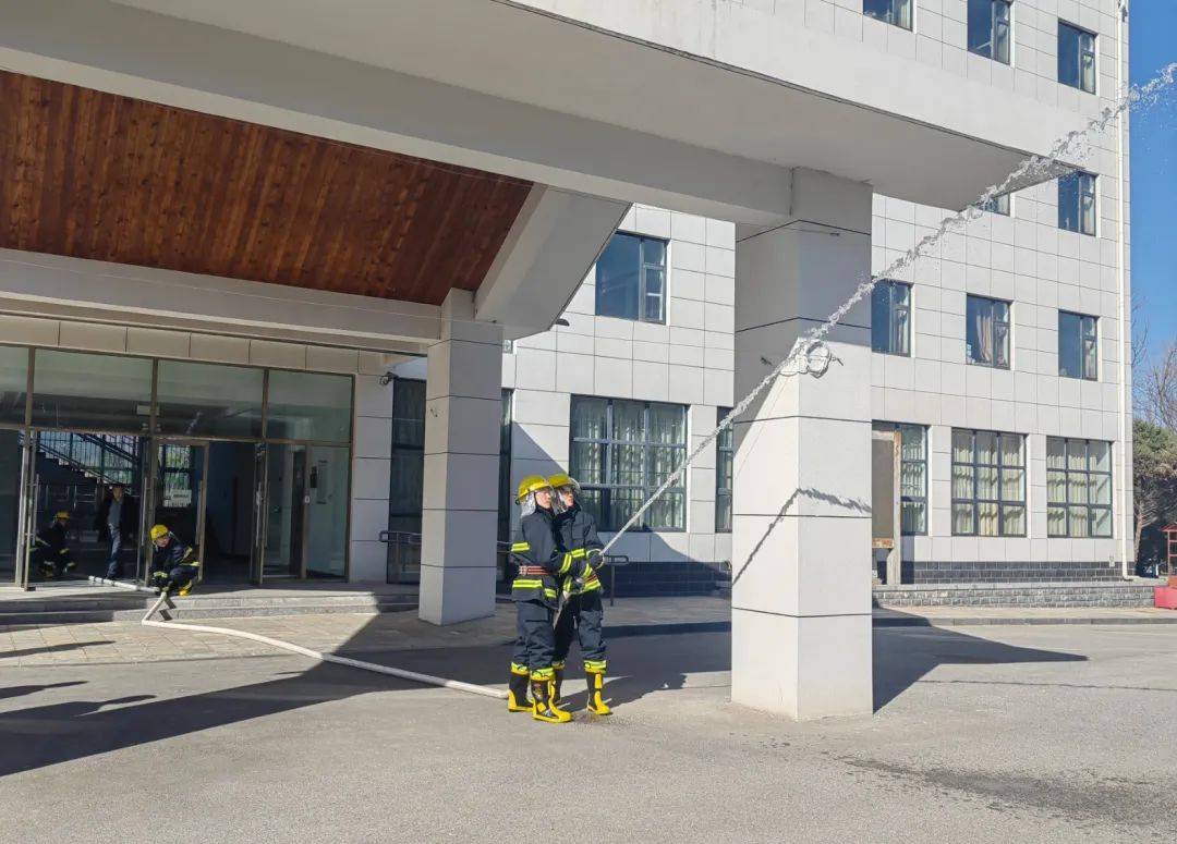 顺义区殡仪馆潮白陵园组织消防演练活动