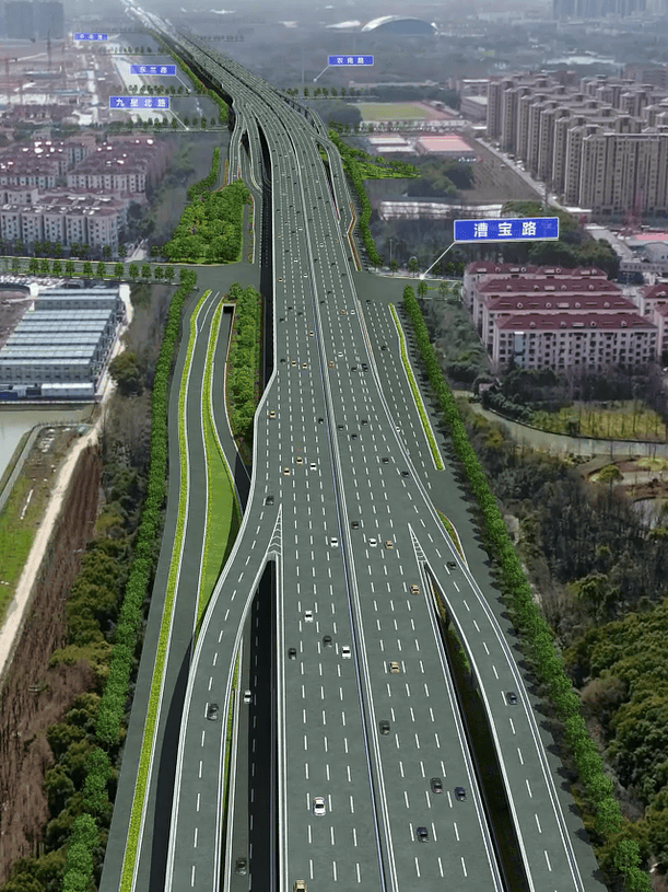 上海北翟高架路图片