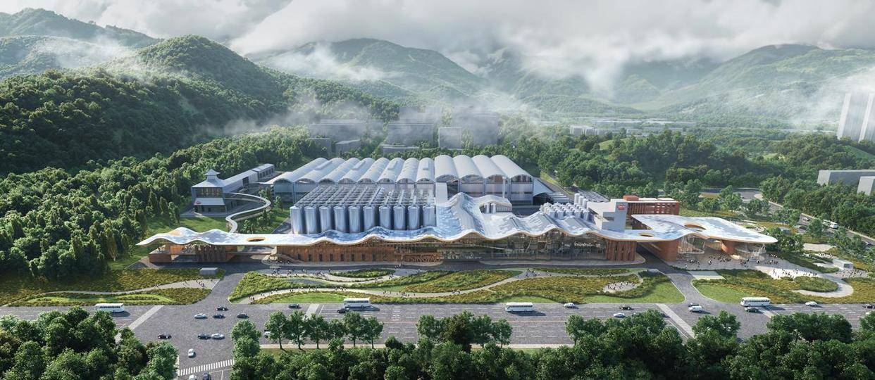 春耕新质生产力画卷青岛啤酒年产100万千升高端特色啤酒生产基地开工