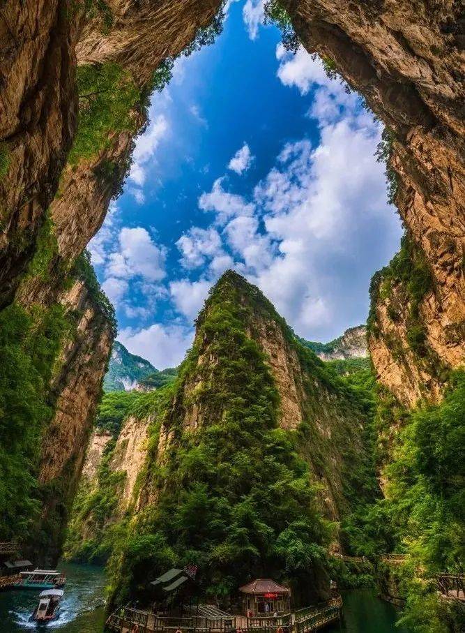 春已到～快来打卡山西这些好风光!_阳光_瀑布_自然