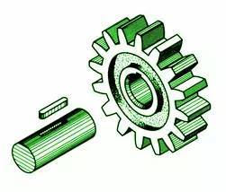 一般应略高出零件表面,带螺尾的锥销装入相关零件后,其大端应沉入孔内