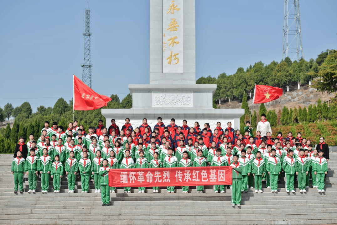 灵璧县各级共青团少先队组织开展铸魂2024清明祭英烈主题宣传教育活动