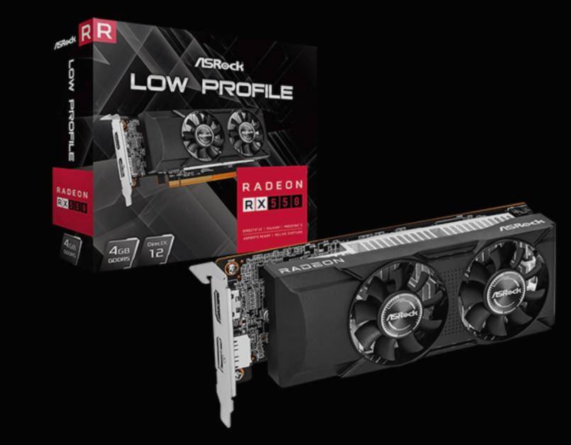 华擎推出rx550lowprofile4gb半高入门级显卡梦回2017