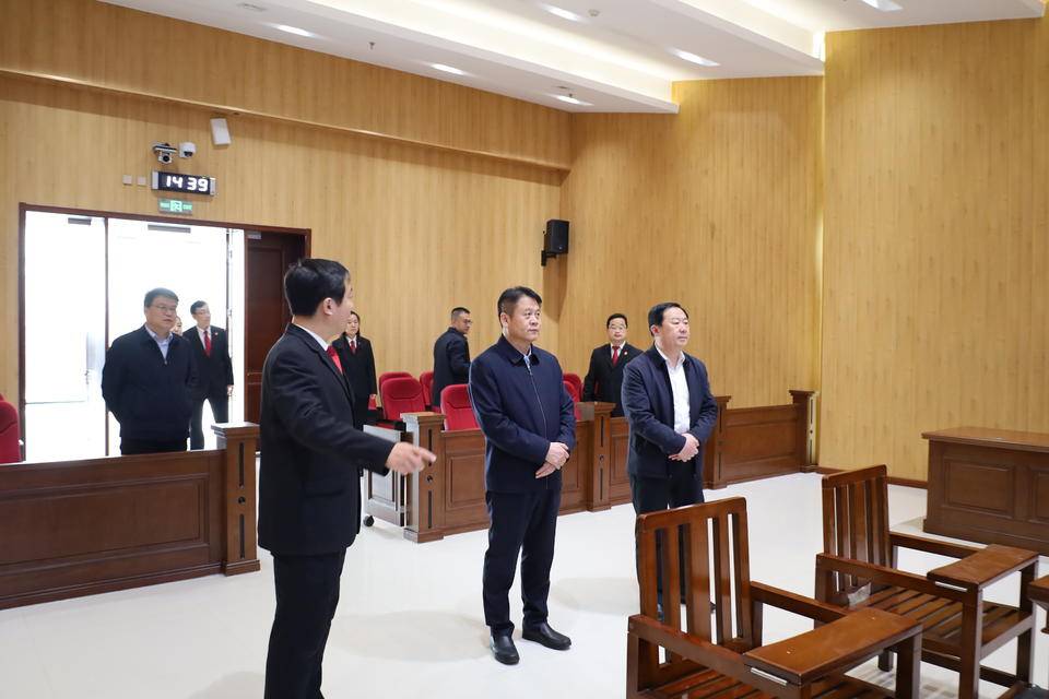 三强三优博兴县委书记高志国一行到博兴法院调研