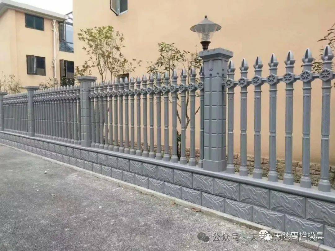 天艺水泥艺术围栏打造独特庭院风格,让围栏成为艺术品.