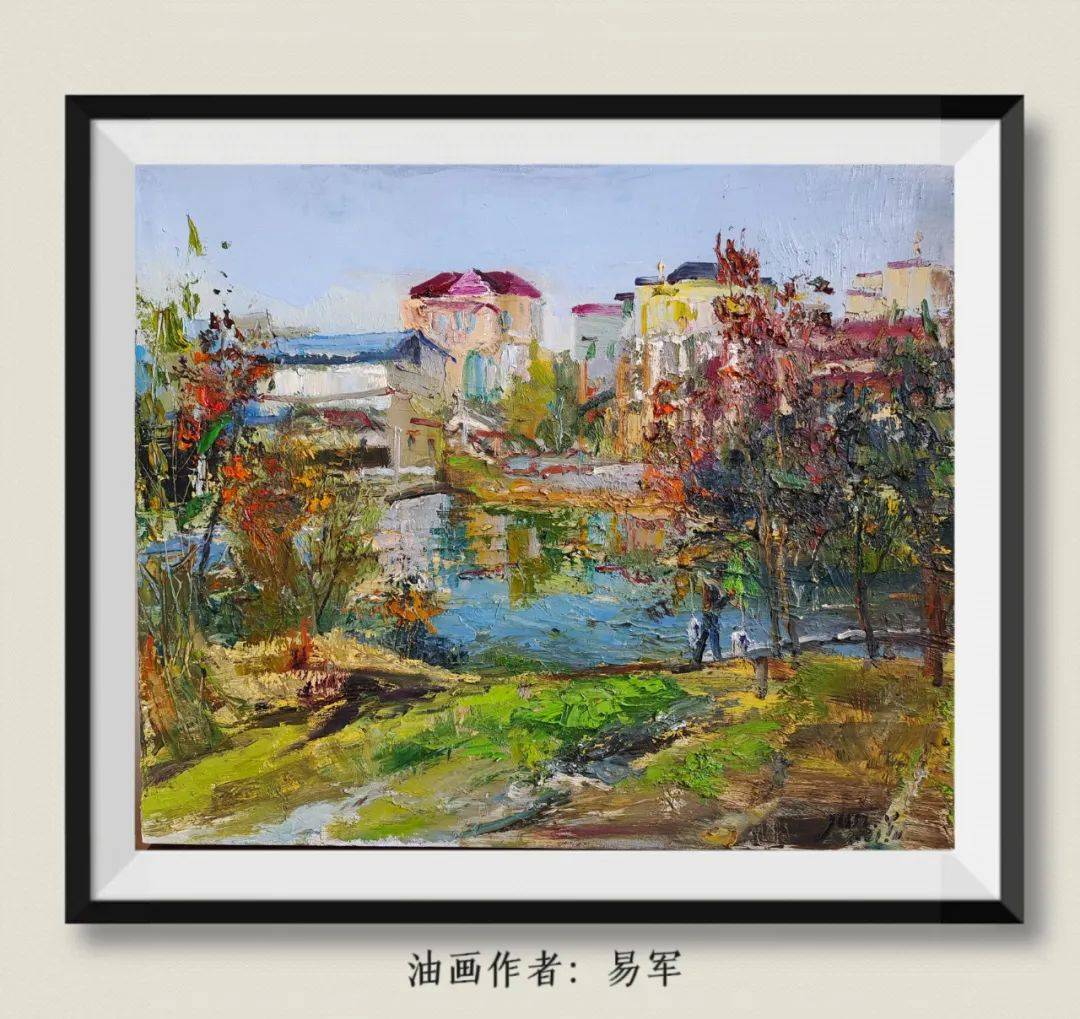 油画,鱼塘,不辞而别的父亲_湘潭市_文化_饭菜