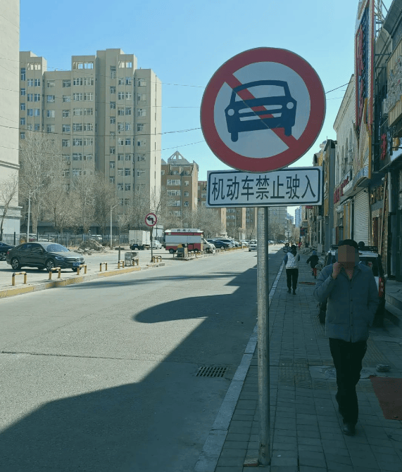 大庆这条路实施单向通行已安装交通违法抓拍设备