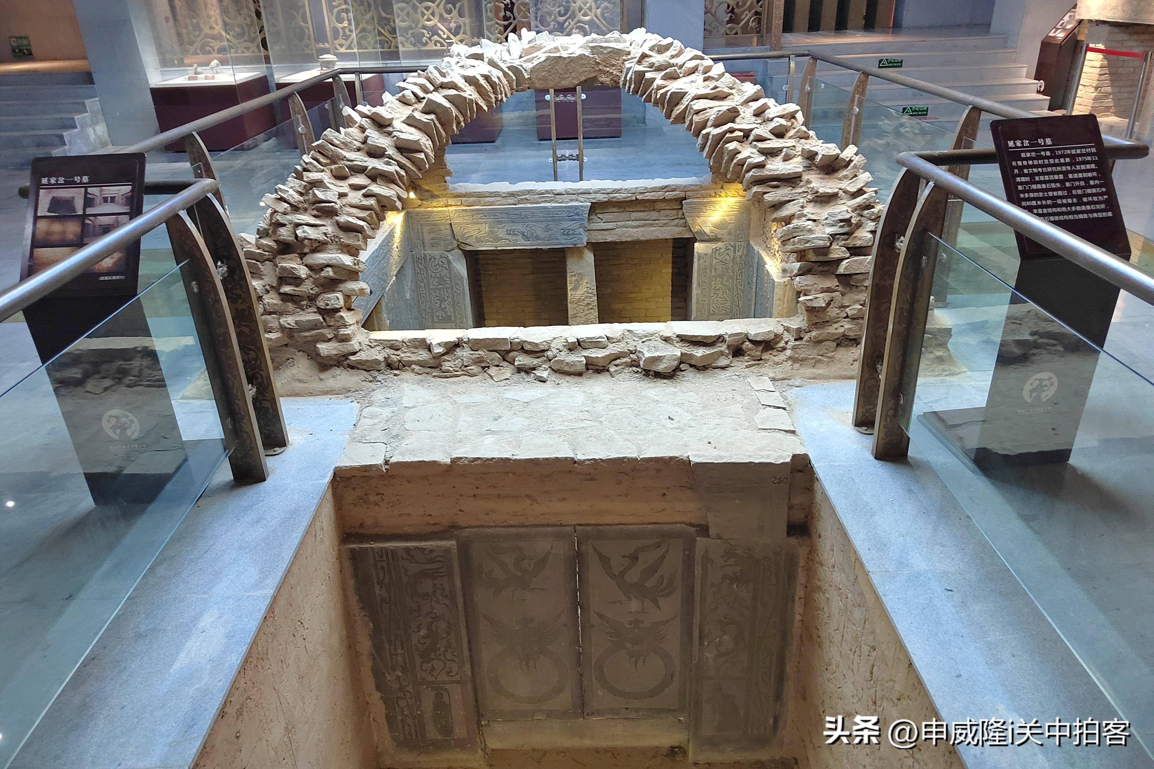 绥德县:参观陕西绥德汉画像石馆_汉代_建筑_包括