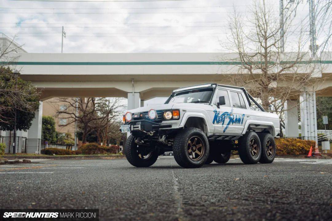 拥有六颗te37的丰田fj60 6x6,上天入地小霸王_搜狐