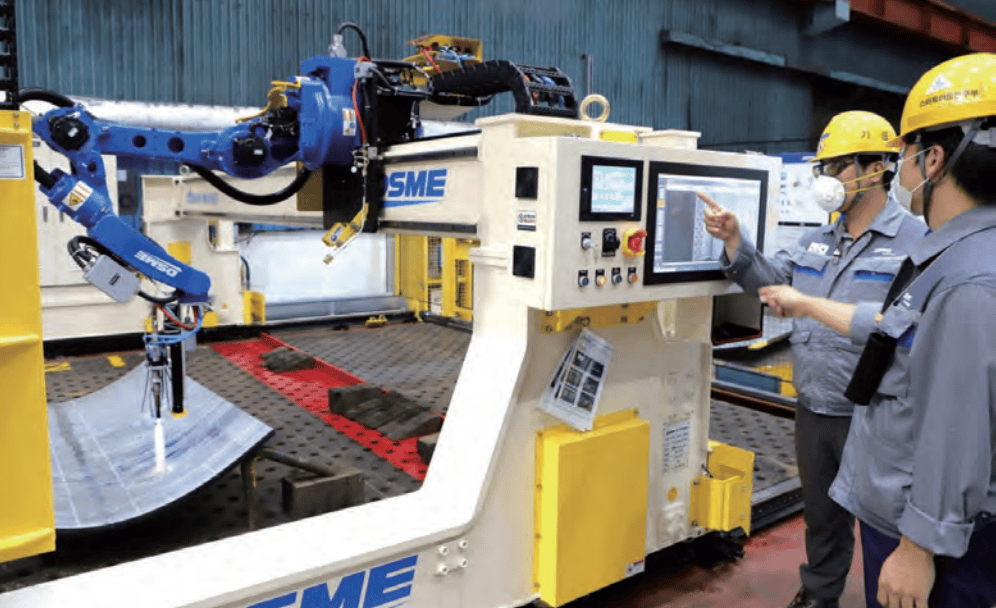 破解用工荒难题韩国三大船企加快机器人应用