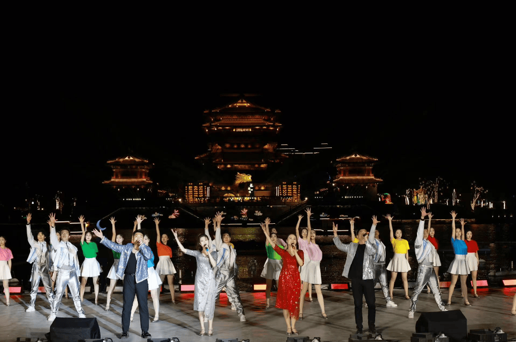 泰州凤城河,超燃一幕!_旅游_活动_开幕式